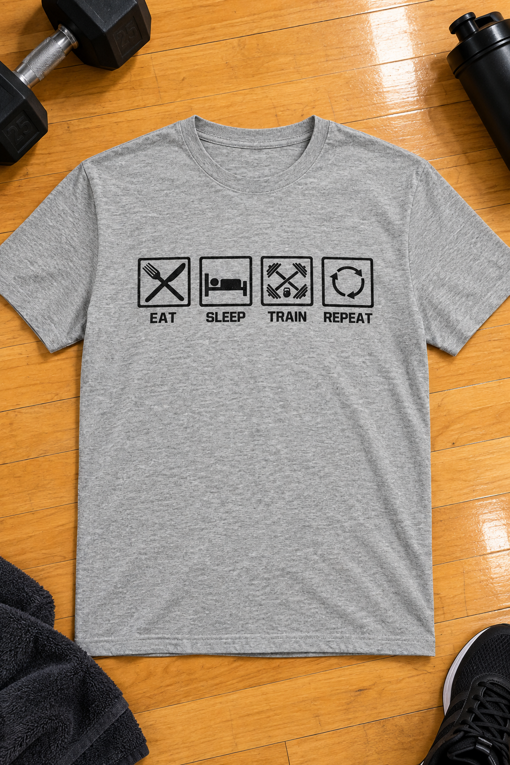 Eat Sleep Train Repeat (T-Shirt)