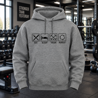 Eat Sleep Train Repeat (Hoodie)