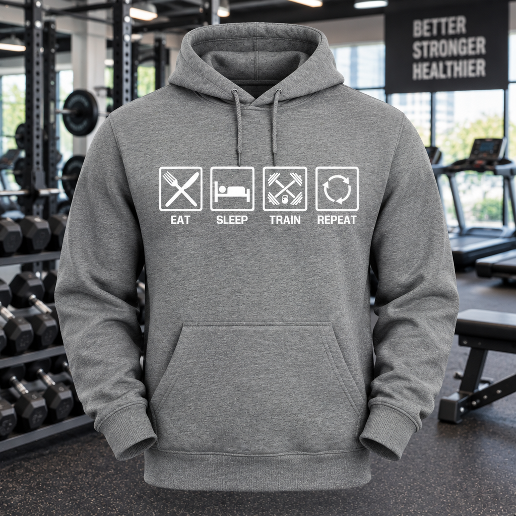 Eat Sleep Train Repeat (Hoodie)