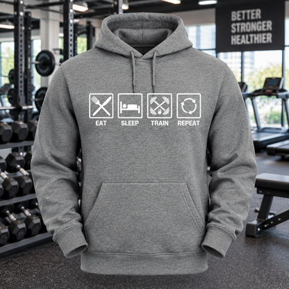 Eat Sleep Train Repeat (Hoodie)
