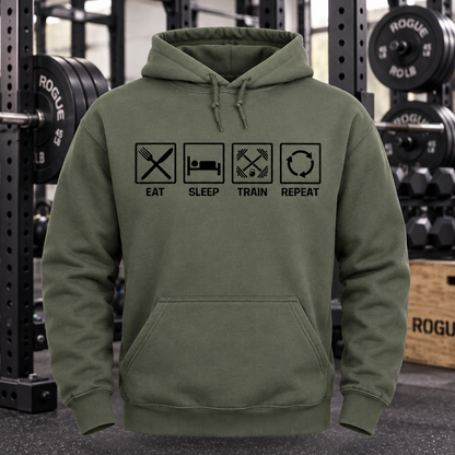 Eat Sleep Train Repeat (Hoodie)